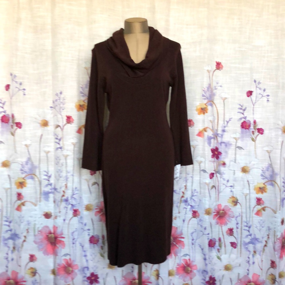 Brown Sweater Dress